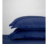 EverSoft Bedding 4x Egyptian Cotton Oxford Pillowcases - 400 Thread Count Pack of 4, Hotel Quality, Soft & Breathable, Standard Size 50x75cm, Envelope Closure, Premium Luxury Bed Pillow Covers