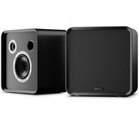EVERSOLO SE100 Passive Hi-Fi Bookshelf Speakers, Two-Way Architecture, Oxygen-Free Copper Voice Coil, Peak Power 180W, Peak SPL 96dB