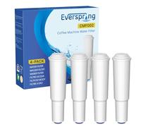 EVERSPRING Coffee Machines Water Filter Compatible with Jura White 60209 68739 62911, Including Various Nespresso Models,4pieces