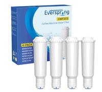 EVERSPRING Coffee Machines Water Filter Replacement for Melitta Water Filter Cartridge, Compatible with Krups F088 Pro Aqua, Fits Nivona, Bosch, Siemens, AEG Coffee Makers, 4 Pack