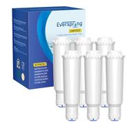 EVERSPRING Coffee Machines Water Filter Replacement for Melitta Water Filter Cartridge, Compatible with Krups F088 Pro Aqua, Fits Nivona, Bosch, Siemens, AEG Coffee Makers, 6 Pack