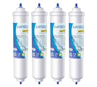 EVERSPRING Refrigerator Water Filter Compatible with Samsung DA29-10105J, DA29-10105J HAFEX/EXP, DA99-02131B, WSF-100, EF9603, LG Inline Refrigerator, 4 Pieces