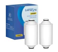 EVERSPRING Water Shower Filter Element - Oniline Shower Conditioner Compatible with Philips Shower Filter AWP175: AWP1775WH / AWP1775CH, Pack of 2
