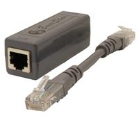 EverStar MI-300DG LAN Signal Noise Filter + 5" UTP Patch Cable for Healthcare (EN60601-1 Compliant 4KV+MOPP) | Apple/Android TV, Hi-Res Audio Systems (RJ45) | Ethernet Galvanic Isolator | Dark Gray