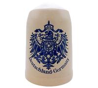 EVERSTYLE Germany Beer Mug 0.5 L - Handmade Stone Jug with Granular Surface - Beer Mug for Home, Party & Any Occasion - Gift for Men, Dad & Beer Lovers