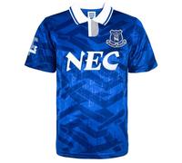 Score Draw Everton 1992 Retro Football Shirt Blue XX-Large Polyester