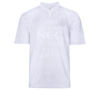 Score Draw Everton 1995 Blank Out Retro Football Shirt White X-Large Polyester