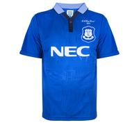 Everton 1995 Home FA Cup Retro Shirt Blue Small Polyester