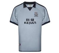 Score Draw Everton 2003 Anniversary Third Retro Shirt Grey XX-Large Polyester