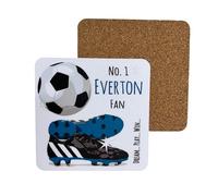 Everton Blues Toffees FC Football Club Fan - COASTER DRINK MAT - by WHITE COTTON CARDS (C-FN6)