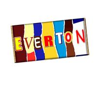 Everton England Football Club Team Chocolate Bar Wrapper Novelty Gift Present CH-356 (with chocolate)
