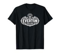 Everton England Ornate Prince Rupert's Tower White Print T-Shirt