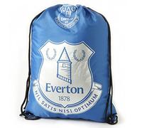 Everton F.C. Gym Bag FPdrawstring bag, metal eyelets, approx 44cm x 33cm flat, on a header card, Official Football Merchandise