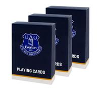 Everton F.C. Playing Cards - Official Football Gift 52-Card Deck, 3 Pack