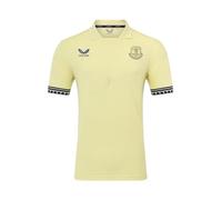 Everton FC Castore Unisex Kids Away Short Sleeve Shirt, Pastel Yellow, 9 Years