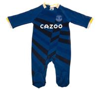 Everton FC Crest Sleepsuit in Mid Blue | Size: 9-12 m Everton FC Mid Blue 9-12 m