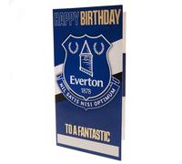 Everton FC Customisable Birthday Card With Stickers in Light Blue Everton FC Light Blue