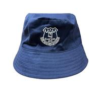 Everton FC Junior Bucket Hat, Navy, Embroidered Crest, 100% Cotton, One Size