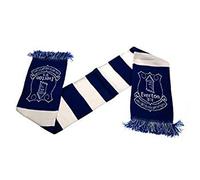 Everton FC Official Knitted Football Bar Scarf (One Size) (Blue)