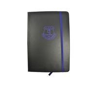 Everton FC Premium Crest A5 Notebook in Black Everton FC Black