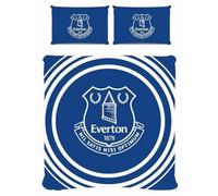Everton Fc Pulse Duvet Cover Set White/royal Blue (Double)