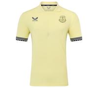 Everton FC Unisex Kids Away Short Sleeve Shirt, Pastel Yellow, 14 Years