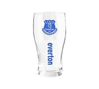 Everton FC Wordmark Pint Glass (One Size) (Clear/Blue)