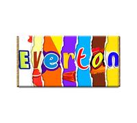 Everton Football Club Chocolate Bar Gift Wrapper Gift Present For Sport Fans (#300) (without chocolate bar)