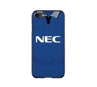 Everton Home 1995 Football Retro Shirt Hard Protective Silicone Rubber Phone Case Cover for iPhone 7 8 XR 11 12 13 14 15 16 SE (iPhone 7 & 8)