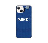 Everton Home 1995 Football Retro Shirt Hard Protective Silicone Rubber Phone Case Cover for iPhone 7 8 XR 11 12 13 14 15 16 SE (iPhone 16 Pro Max)