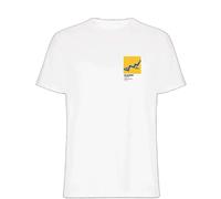 Everton Lightning Strike Classic Football Shirt Colours Frame Men's T-Shirt - White / S
