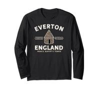 Everton Liverpool England Prince Rupert's Tower Distressed Long Sleeve T-Shirt
