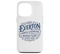 Everton North Liverpool Merseyside England Vintage Navy Ink Case for iPhone 13 Pro