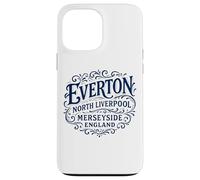 Everton North Liverpool Merseyside England Vintage Navy Ink Case for iPhone 13 Pro Max