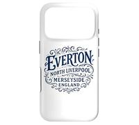 Everton North Liverpool Merseyside England Vintage Navy Ink Case for iPhone 17 Pro