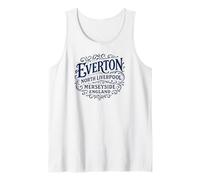 Everton North Liverpool Merseyside England Vintage Navy Ink Tank Top