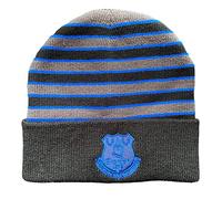 Everton Official Striped Bronx Hat - Black Charcoal Blue