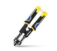 EVERTOOLS 8 Inch Mini Bolt Cutter with Finger Guard - High Leverage Design for Heavy Duty Cutting on Hardened Chains, Padlocks, Wires, Cables - Anti-Slip Comfort Grip
