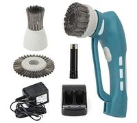EVERTOP Household Grill Brush Powered Scrubber BBQ Barbecue Cleaning Brush + 3 Pcs Cleaning Brush for Kitchen, Handle Weber Charcoal, Charbroil, Gas, Electric, Porcelain, Infrared Grills - (Type B)