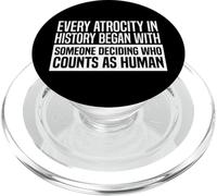 Every Atrocity In History Human Rights Activist Graphic PopSockets PopGrip for MagSafe