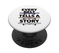 Every Belt Tells A Story Western Belt Karate Master PopSockets Adhesive PopGrip