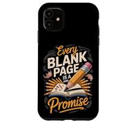 Every Blank Page Is A Threat And A Promise Drawing Artist Case for iPhone 11