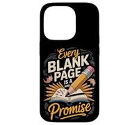 Every Blank Page Is A Threat And A Promise Drawing Artist Case for iPhone 14 Pro