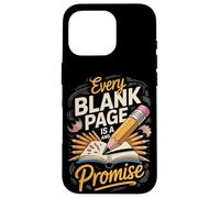 Every Blank Page Is A Threat And A Promise Drawing Artist Case for iPhone 16 Pro