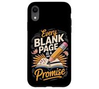 Every Blank Page Is A Threat And A Promise Drawing Artist Case for iPhone XR