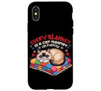 EVERY BLANKET IS A CAT MAGNET ON PURPOSE Case for iPhone X/XS