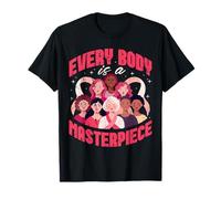 Every Body is A Masterpiece Art Lover Artist Distressed T-Shirt