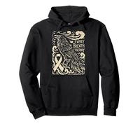 Every Breath A Victory - Norse Viking Fight Lung Cancer Pullover Hoodie