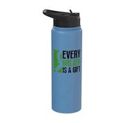 Every Breath is A Gift - Lung Transplant Organ Donation Stainless Steel Insulated Water Bottle