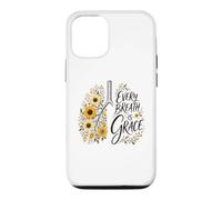 Every Breath Is Grace Boho Floral Lungs Autumn Sunflowers Case for iPhone 12/12 Pro